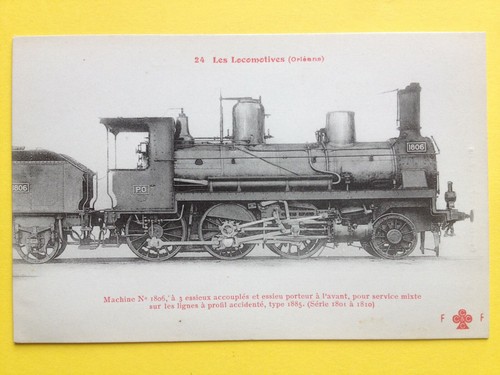 Cpa locomotive cie orléans - locomotive, d'