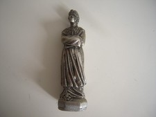 SCULPTURE NOTRE DAME DE LA SALETTE - BRONZE ARGENTE -