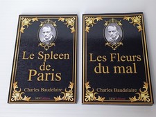 2 livres G&W Editions Le Spleen de Paris Les fleurs du mal Charles Baudelaire