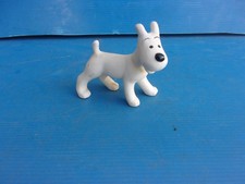tintin figurine , MILOU - HERGE  en biscuit.