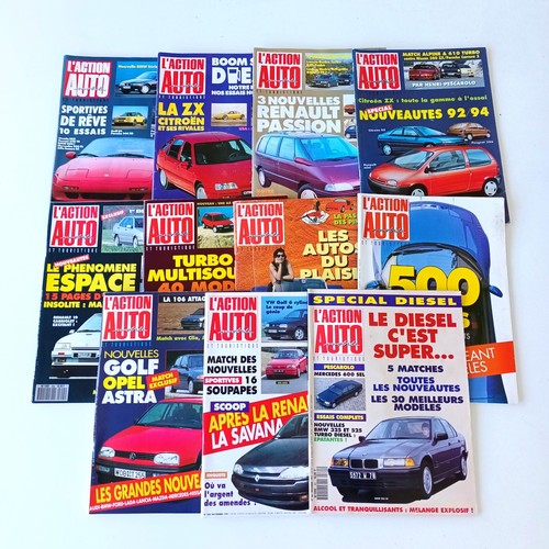 Lot revues action - revues, l'action
