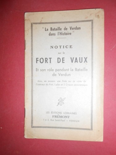 Notice sur fort vaux - le, de