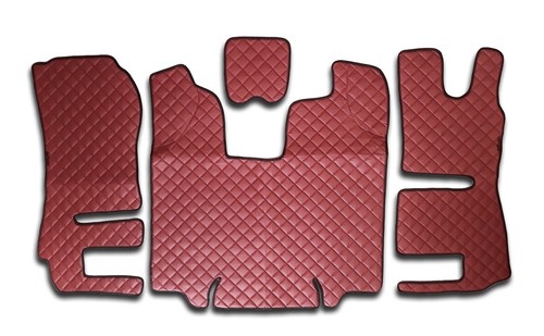 Tapis sol rouge foncé - sol,