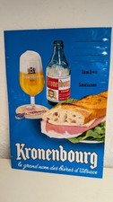 plaque bière glacoide Kronenbourg