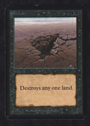 Magic mtg sinkhole - -,