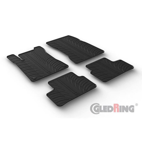 Tapis voiture caoutchouc - tapis, de