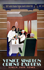 Affiche chemin de fer Orient