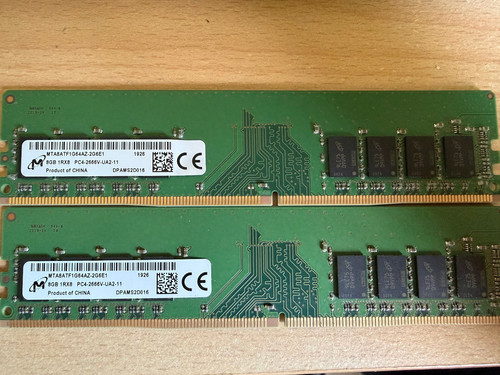 2x8go mémoire ram ddr4 - mémoire,