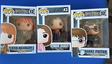 Lot de 3 figurines POP HARRY POTTER avec boite