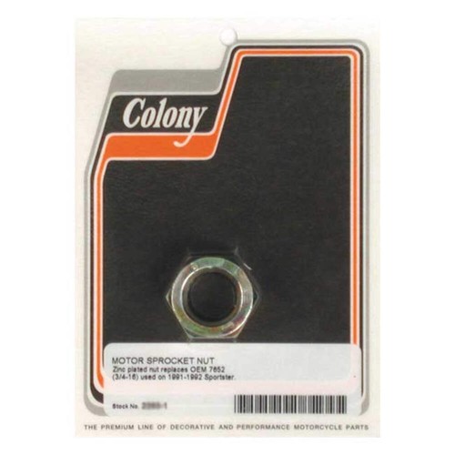 Colonie écrou pignon de - de,