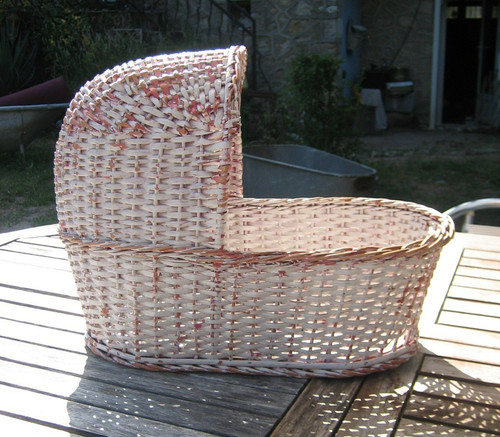 Ancien couffin berceau - ancien,