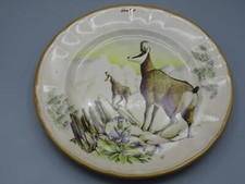 Assiette décorative chamois Gérardmer - Anne Ehret France