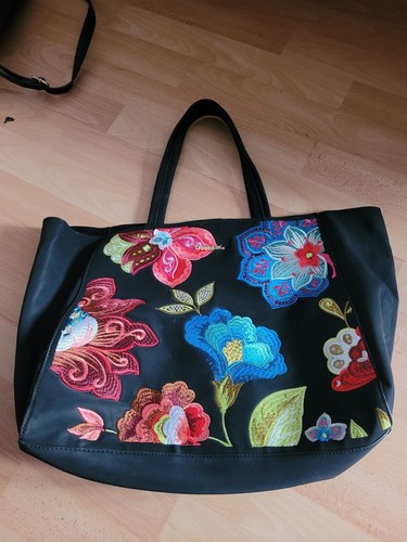 Sac main desigual - sac, broderies
