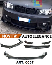 BMW SÉRIE 1 M1 E81 E87 LAME SOUS PARE-CHOC AVANT EN ABS SPLITTER NOIR