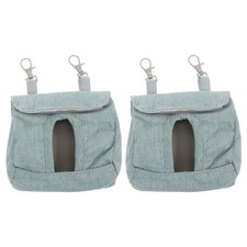  2pcs Cage de lapin Hay Fermergers Chinchilla Hay Titulaires de rangement Petits