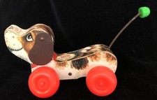Vintage Wood Fisher Price Pull