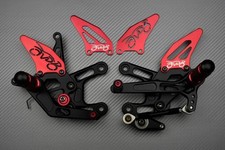 Commandes Reculées Racing Rouges YAMAHA FAZER 1000 FZ1 S FZ-1S RN16 2006-2015
