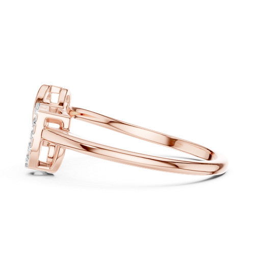 Bague ronde certifiée - , 12