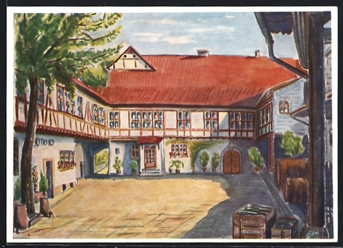 Carte postale bad dürkheim - postale,