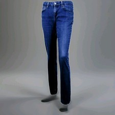Levis Femme Demi Curve Denim Bleu Coton Élasthanne Skinny Casual 5 Pre-loved 30