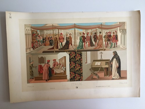 Gravure planche italie - planche,