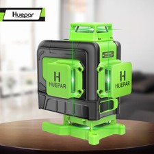 Niveau Laser Huepar 4x360 Auto-nivelant Laser Vert 16 Lignes 904DG +Télécommande