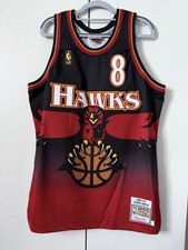 100% Authentic NBA Jersey Steve Smith Mitchell & Ness Atlanta Hawks