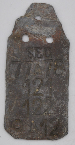 Guerre plaque plomb - -,
