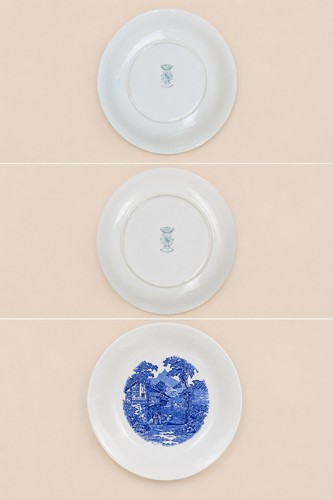 Assiette porcelaine lunéville - assiette,