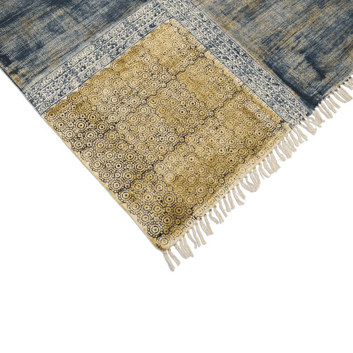 Tapis rectangulaire coton - tapis,