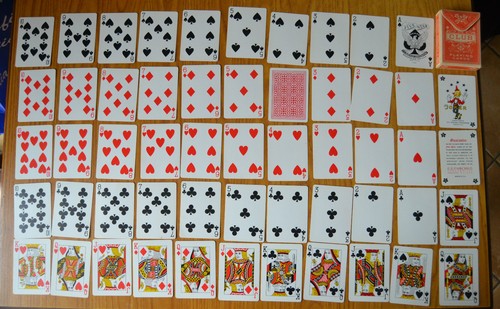 Jeu cartes complet b - cartes,