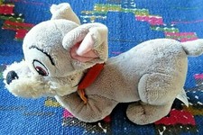 IB3/ DOUDOU PELUCHE DISNEY LE CLOCHARD BELLE ET LE CLOCHARD BEIGE GRIS 17 CM TBE