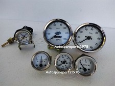 SMITHS Kit 100MM Speedo 0-225.3km/H + 0-80 RPM + 52mm Température Fioul Jauge Wc