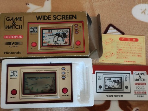 Nintendo game watch octopus - watch,
