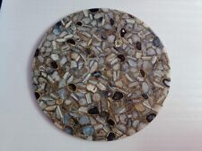 Table De Cuisine Ronde En Agate De 36" - Pièce De Décor Étonnante Pour La Maison