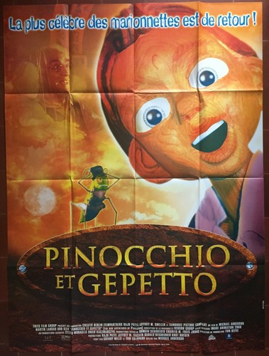 Affiche pinocchio gepetto - et,