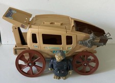 vintage Bravestarr Stratocoach Diligence Mattel  + 1 figurine