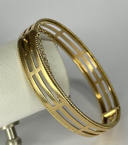 Bracelet jonc ovale or - bracelet,