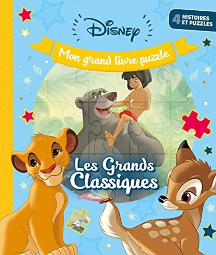 Disney classique livre puzzle - disney,
