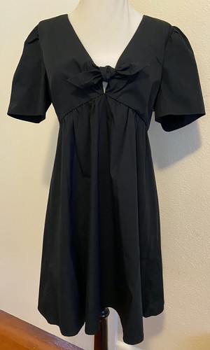 Nwt madewell tie front - tie, black