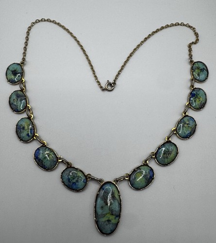 Collier vintage émaux - vintage, en