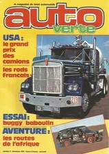 AUTO VERTE N°09 RENAULT 4 / BUGGY BABOULIN / BREAK 404 / MOTORHOME HILTON