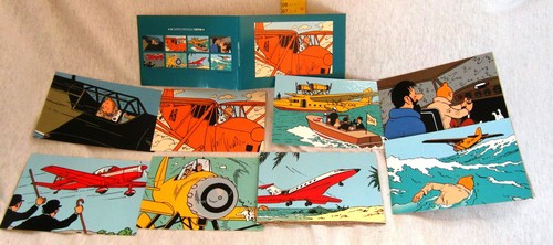 Cartes postales tintin - cartes, et