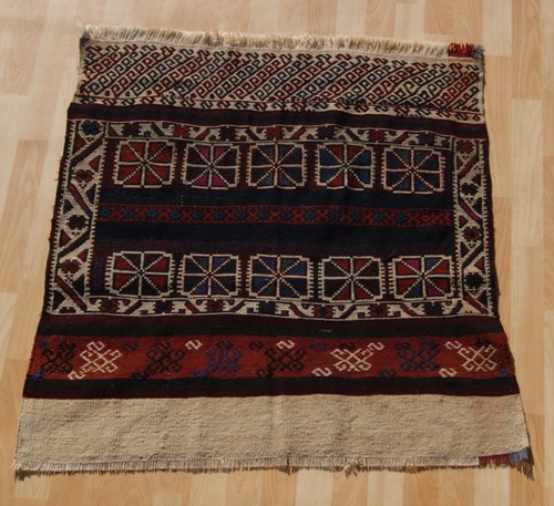 Tapis kilim brodé kurde - tapis,