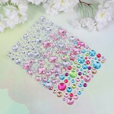  6 Pcs Gommettes Fille Stickers Autocollants De Pierres Précieuses