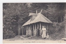 CPA 88 Lorraine VOSGES St Dié FRAIZE Femmes & Enfant devant le Chalet Rustique