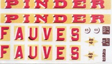 DINKY AUTOCOLLANT FAUVE PINDER