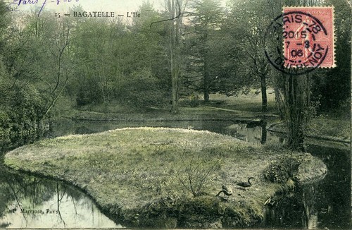 Cpa paris bois boulogne - cpa, de