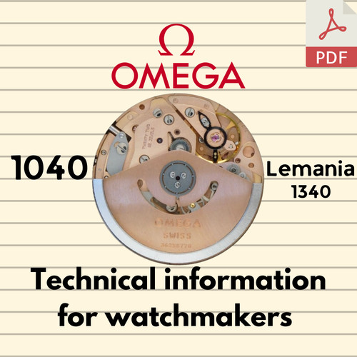 Omega 1040 lemania 1340 - -,