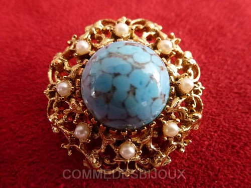 Broche vintage sphinx rosace - vintage,